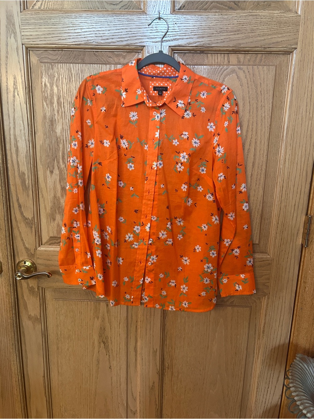 Talbots Floral Button-Down shirt